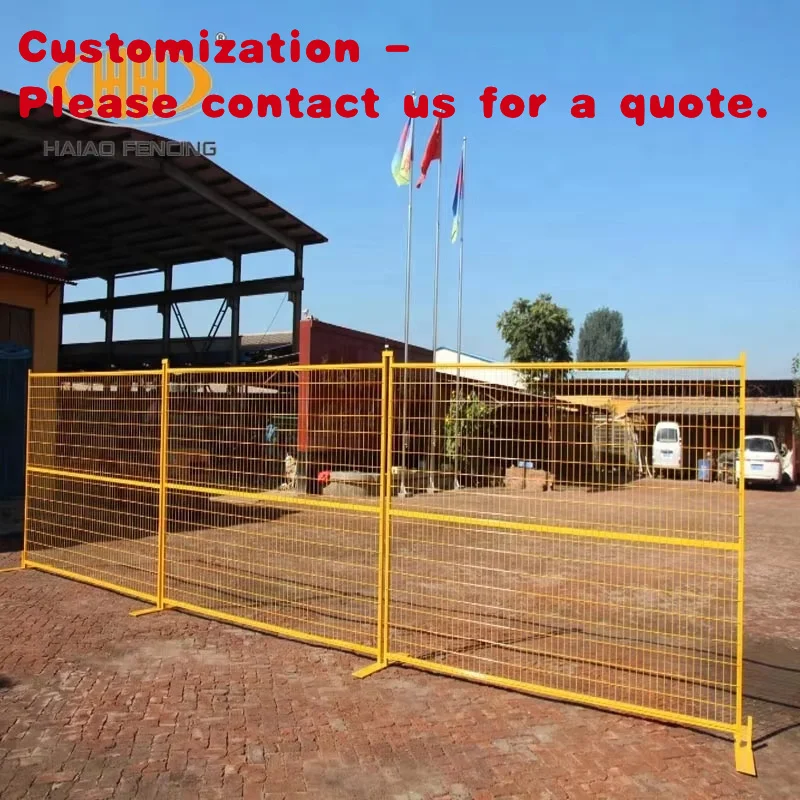 

custom.Metal Mesh Security Fencing 6x9.5ft Canada Temporary Fence Construction Sites 3D Modeling Service Rodent