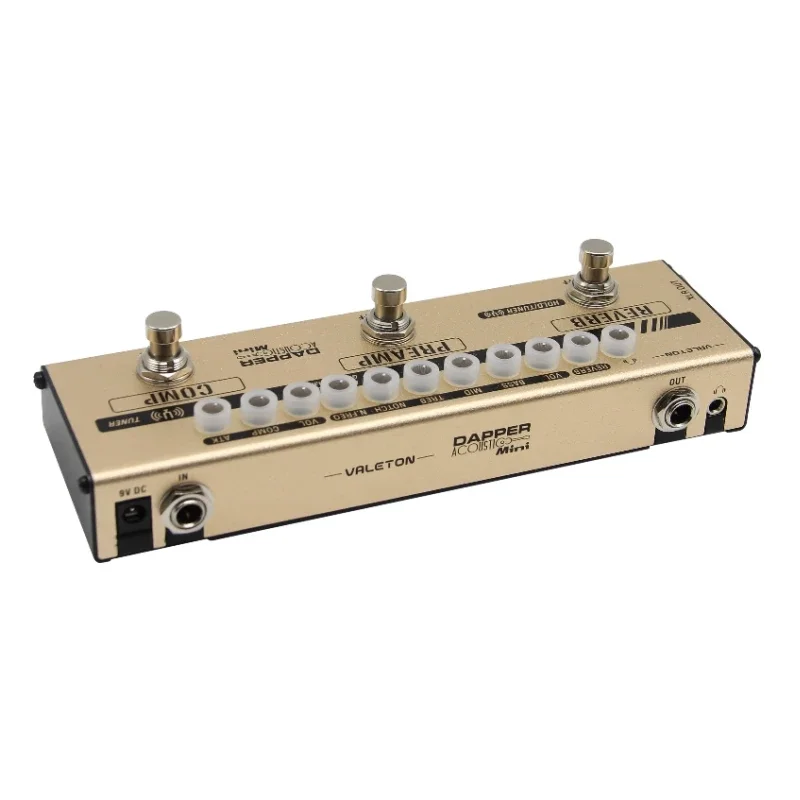 Valeton electric box Di box pre-stage acoustic guitar effects, folk group integrated single block compression reverb dapper