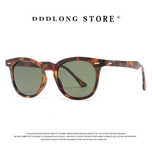 DDDLONG-gafas de sol cuadradas para hombre y mujer, lentes de sol clásicas, Vintage, UV400, para exteriores, D450