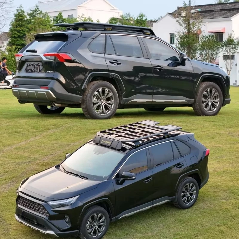 고품질 알루미늄 합금으로 제작된 루프랙 사이드 사다리, 2009-2013 RAV4 2020-2025 루프 액세서리에 적합합니다. 썸네일 4