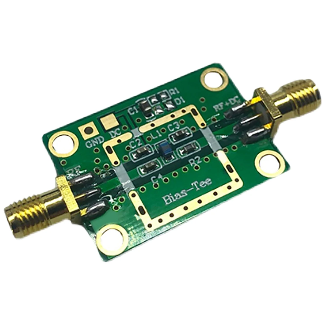 RF DC Blocker Bias Coaxial Feed Bias Tee 10MHz-6GHz Low Insertion Loss