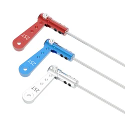 M2 100-300mm 304 Stainless Steel Steering Rod Kit - 2mm Aluminum Clevis & 25T Servo Arm for Gas-oline/Electric RC Boats