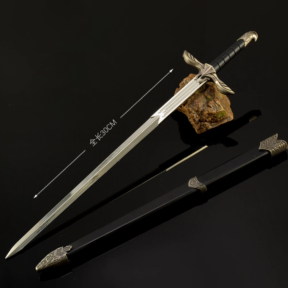 30 سنتيمتر سيف ألتير Ibn-La Ahad قاتل سلاح معدني العقيدة التيار المتناوب لعبة طبق الاصل نموذج 1:6 عمل الشكل ملحق لعبة تحصيل