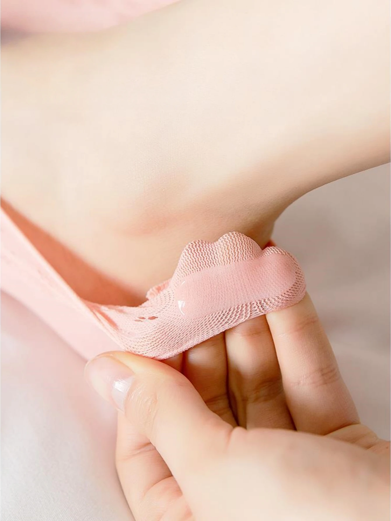 Zehensocken für Damen, unsichtbare No-Show-Socken, rutschfeste Damen-Bootssocken aus Silikon, niedrig geschnitten, atmungsaktiv, schweißabsorbierend, dünn für den Sommer – Detail 10