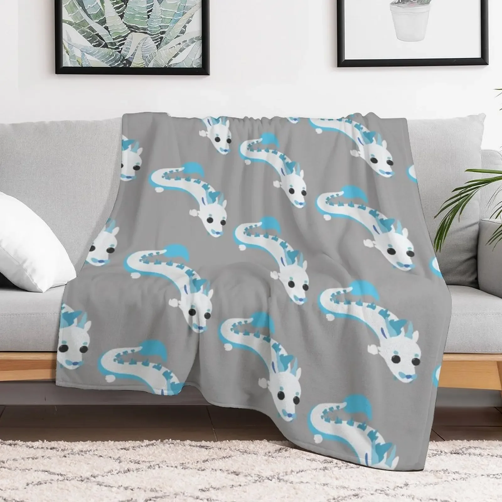 Frost Fury Throw Blanket funny gift Furrys Baby Blankets