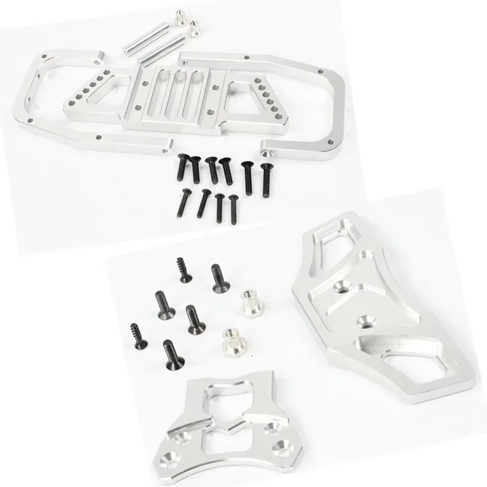 CNC precision machining all metal front and rear anti-collision bumpers for 1/5 ROFUN HPI BAJA 5B 5T 5SC