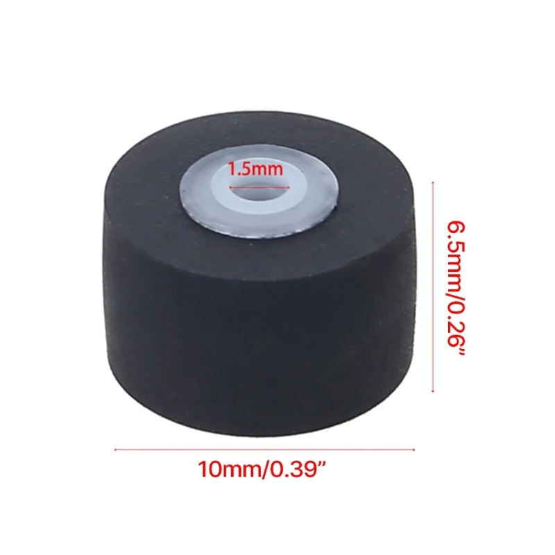 Kaset Tape Belt Pulley Pinch Roller untuk Perekam Kaset Roda Katrol 10PCS