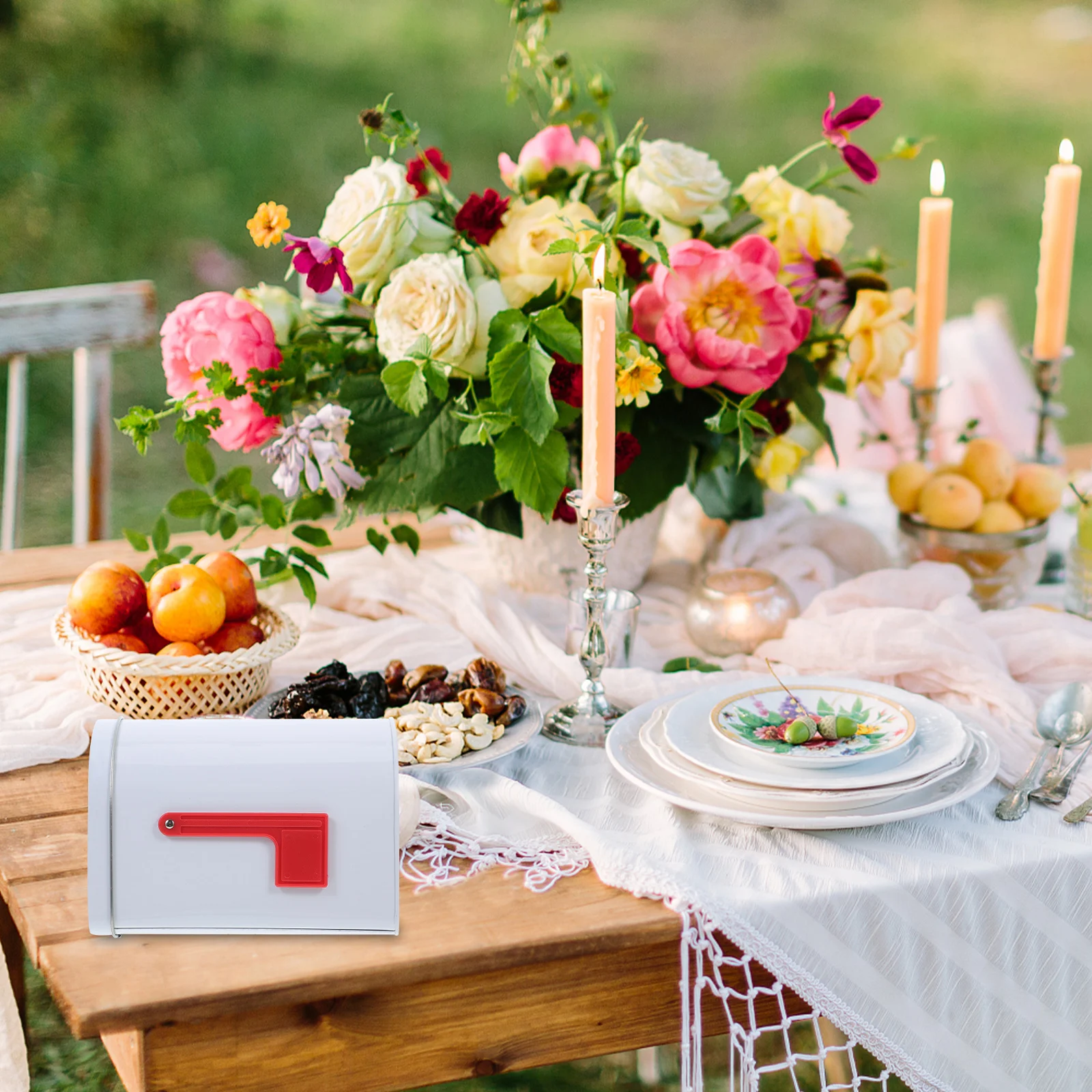 Почтовый ящик из жести, почтовый ящик Санта-Клауса своими руками для дома на улице с почтовой колонной для Дня святого Валентина, игровой домик, украшение для сада на открытом воздухе