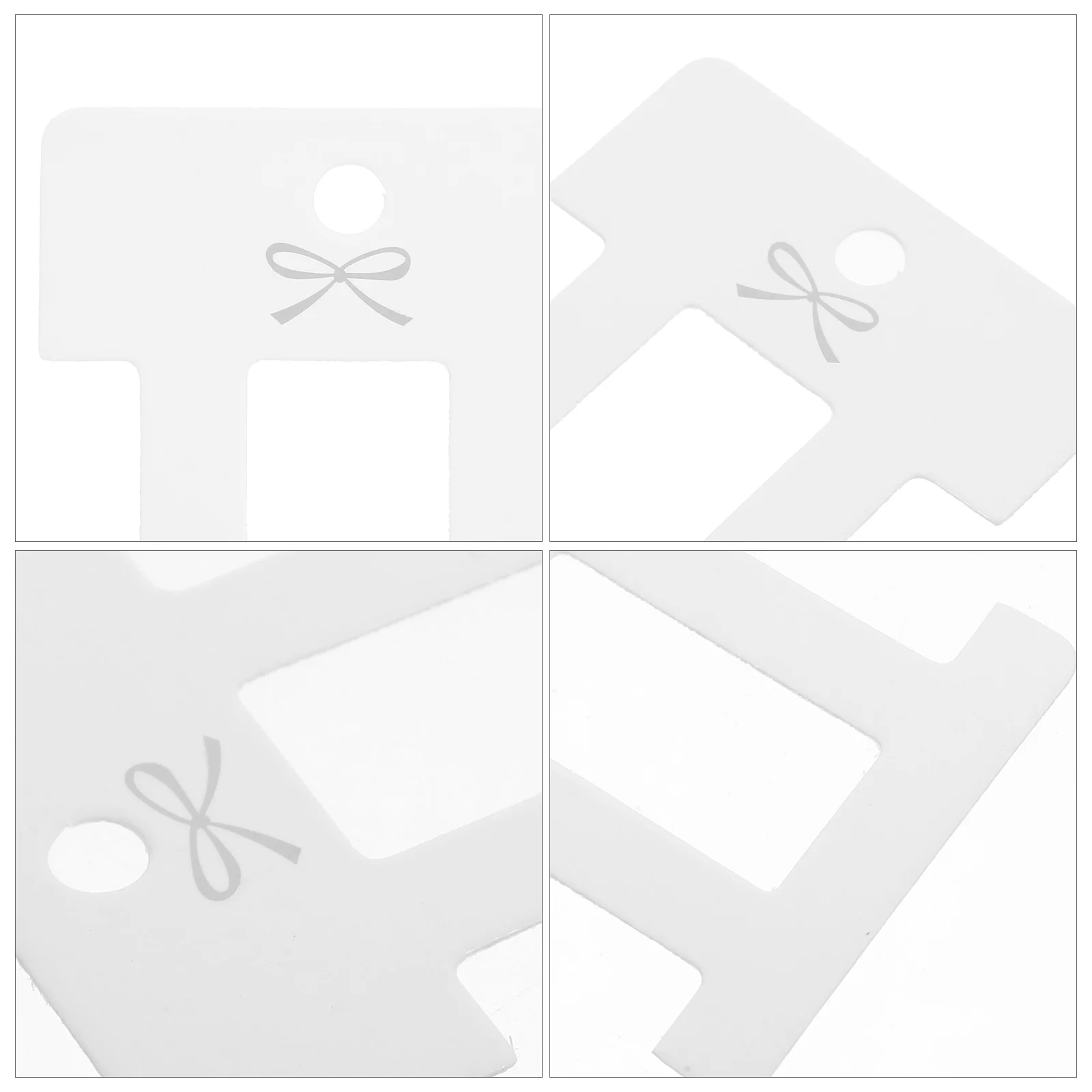 

100Pcs Hair Bow Display Cards Sturdy Hairpin Display Card for Clips Barrettes Accessories Storage and Presentation Easy Carry