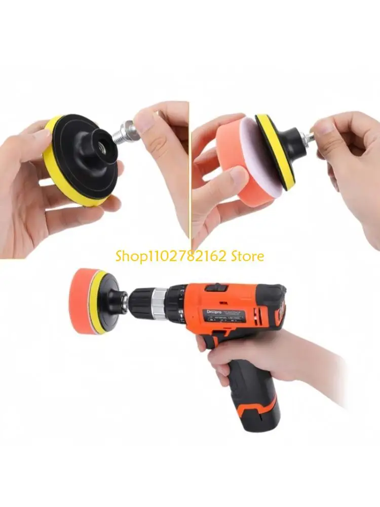 547B 8Pcs Buffing Polishing Pad Sponges 7Inch for Smooth Car Polishing and