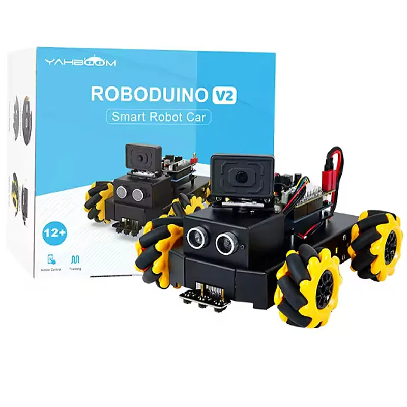 omnidirectional movement Roboduino V2 mental robot car with real-time video transmission function based on U-N-O R3