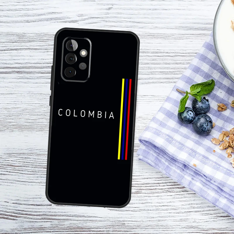 Colombia Flag Cover For Samsung Galaxy A15 A25 A35 A55 A53 A33 A13 A52 A32 A12 A51 A71 A14 A34 A54 Case image 4