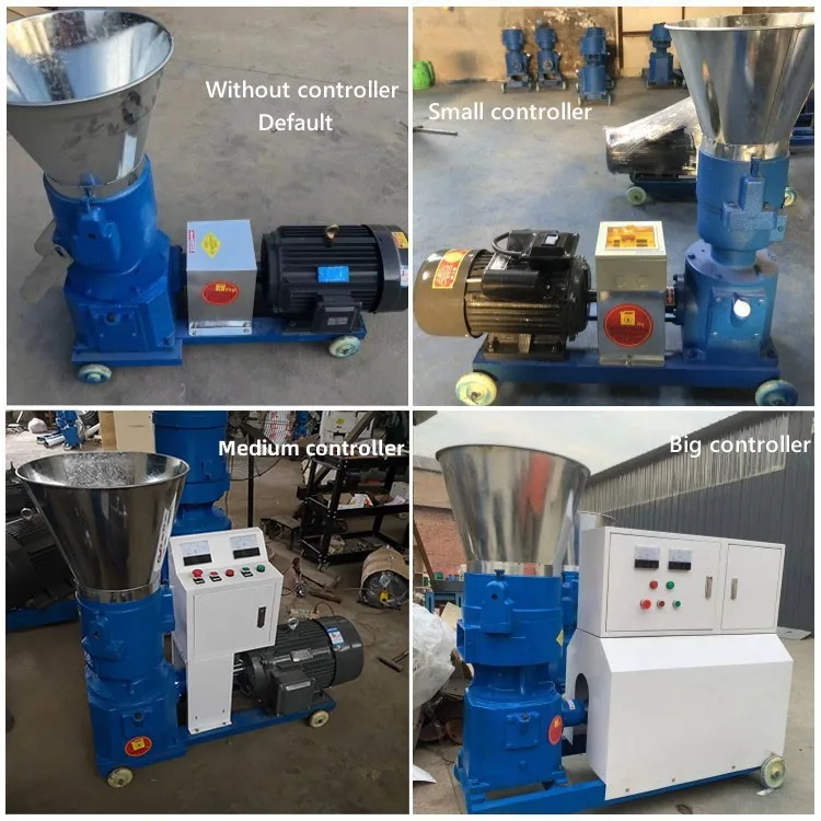 NEWEEK Factory price small scale fodder pellet machine animal feed flat die pellet mill animal feed granulation machine