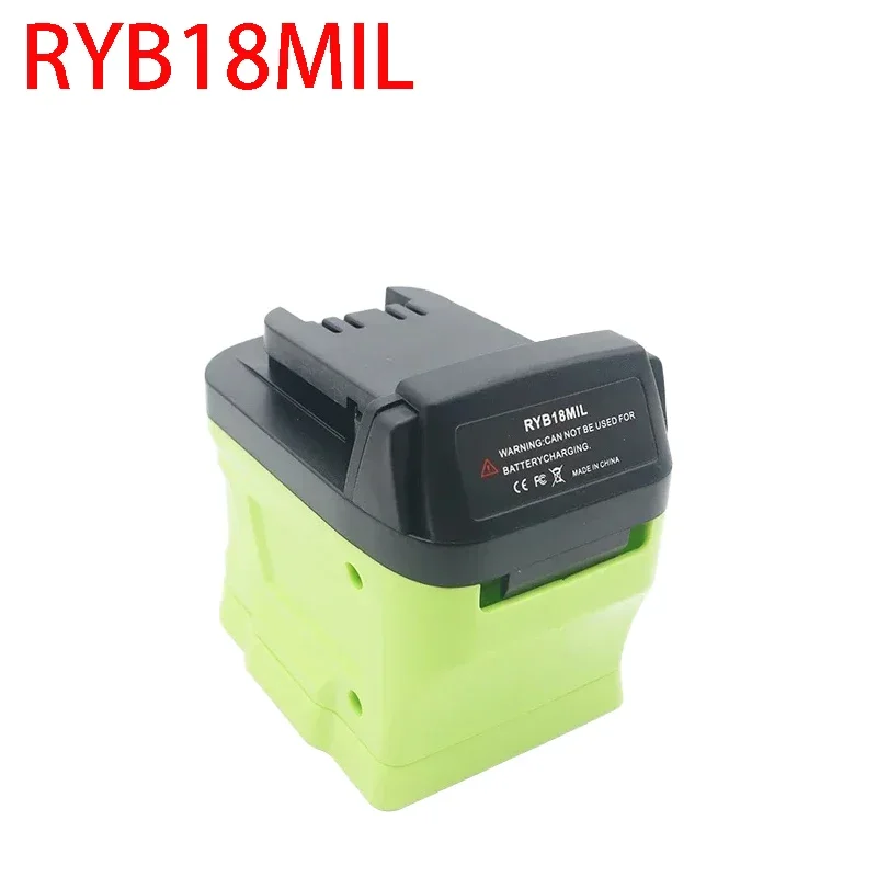 

RYB18MIL Battery Adapter for Ryobi 18V ONE+ Battery P107 P108 To for Milwaukee M18 Tools for Ryobi 18V To for Milwaukee 18V