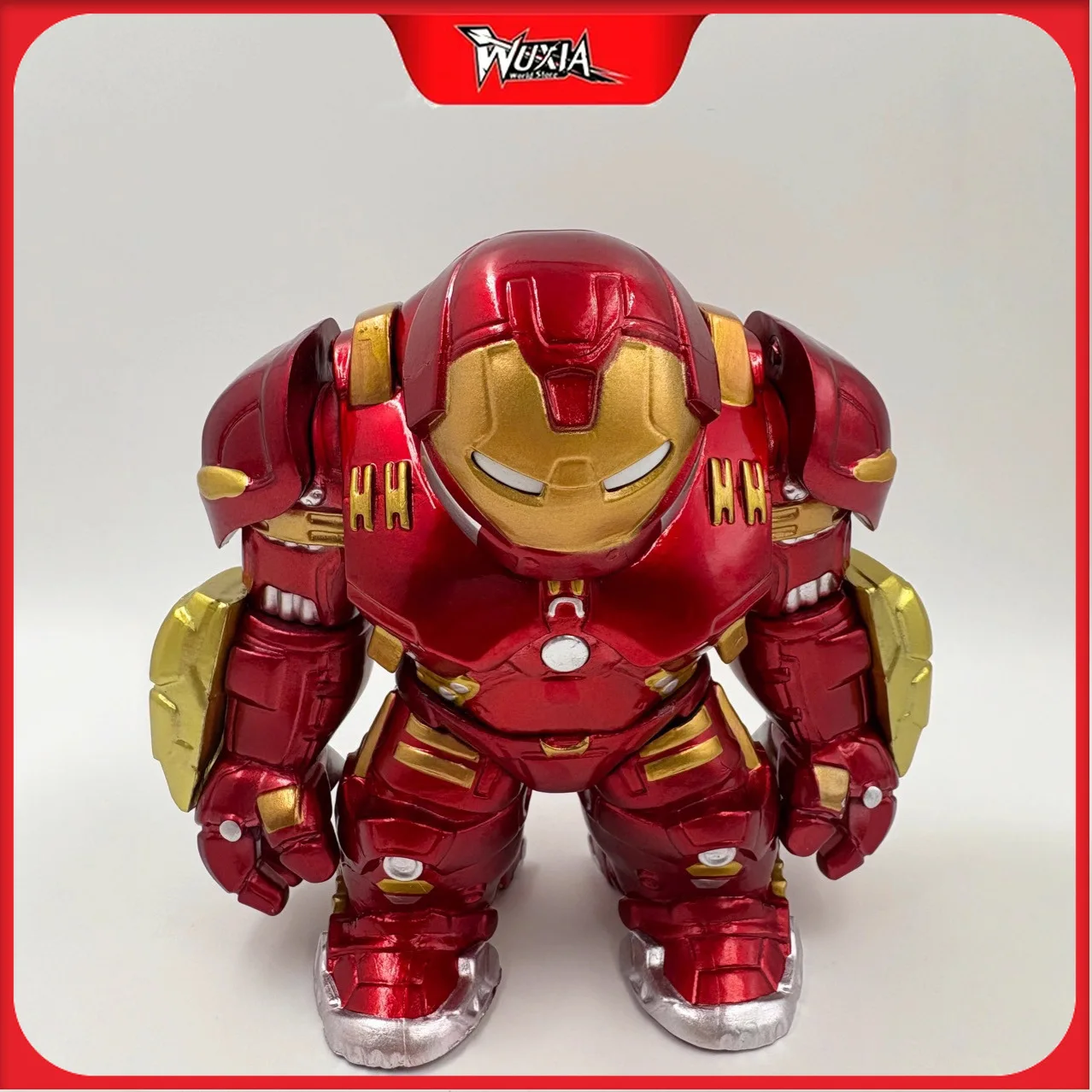 

20 см Железный человек Халкбастер Q версия фигурка Marvel комиксы Мстители аниме фигурки Коллекционные настольные украшения подарок для мальчиков
