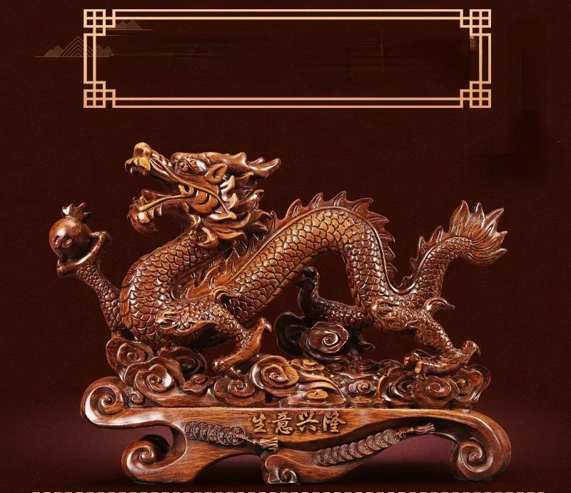 التنين المحظوظ لجذب الثروة غرفة المعيشة متجر هووسورمينغ افتتاح الحرف اليدوية #4