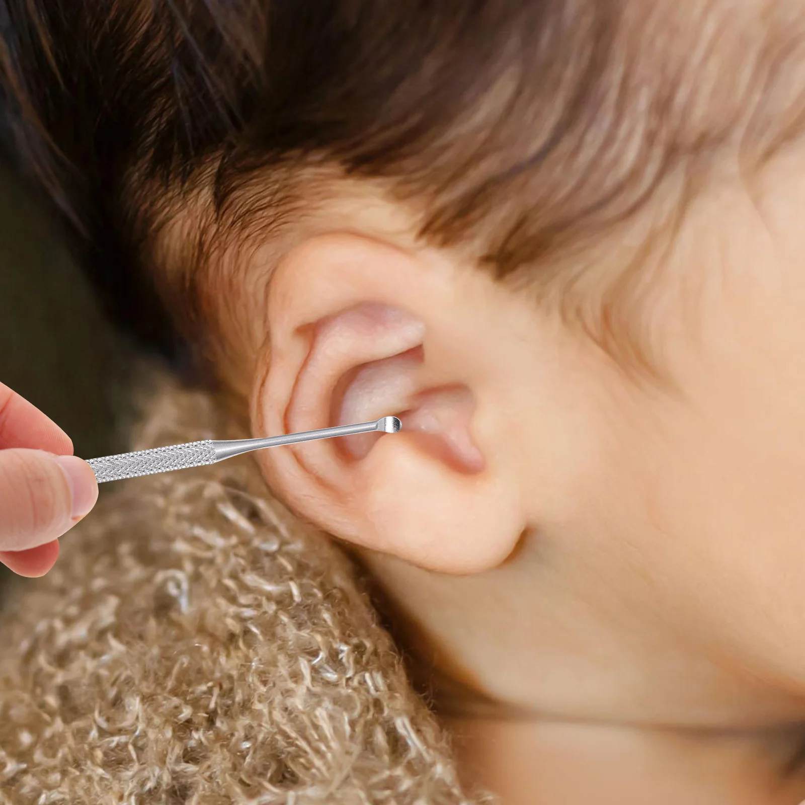 

1 set 1 Set Stainless Steel Ear Picks Cleaning Kit Portable Earwax Removal Tools For Home Travel Ear Cleaner Supplies