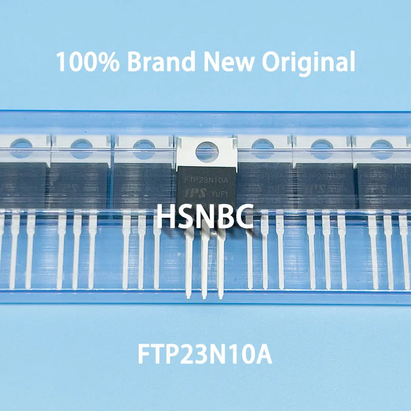 10Pcs/Lot FTP23N10A FTP23N10 TO-220 100V 57A MOSFET Power Transistor 100% Brand New Original In Stock