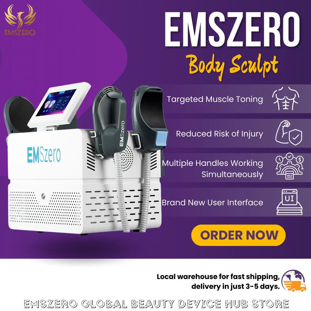 

New EMSzero RF Nova 15 Tesla Hi-Emt Machine EMS Slimming Muscle Stimulate Fat Removal Body Slimming Build Muscle