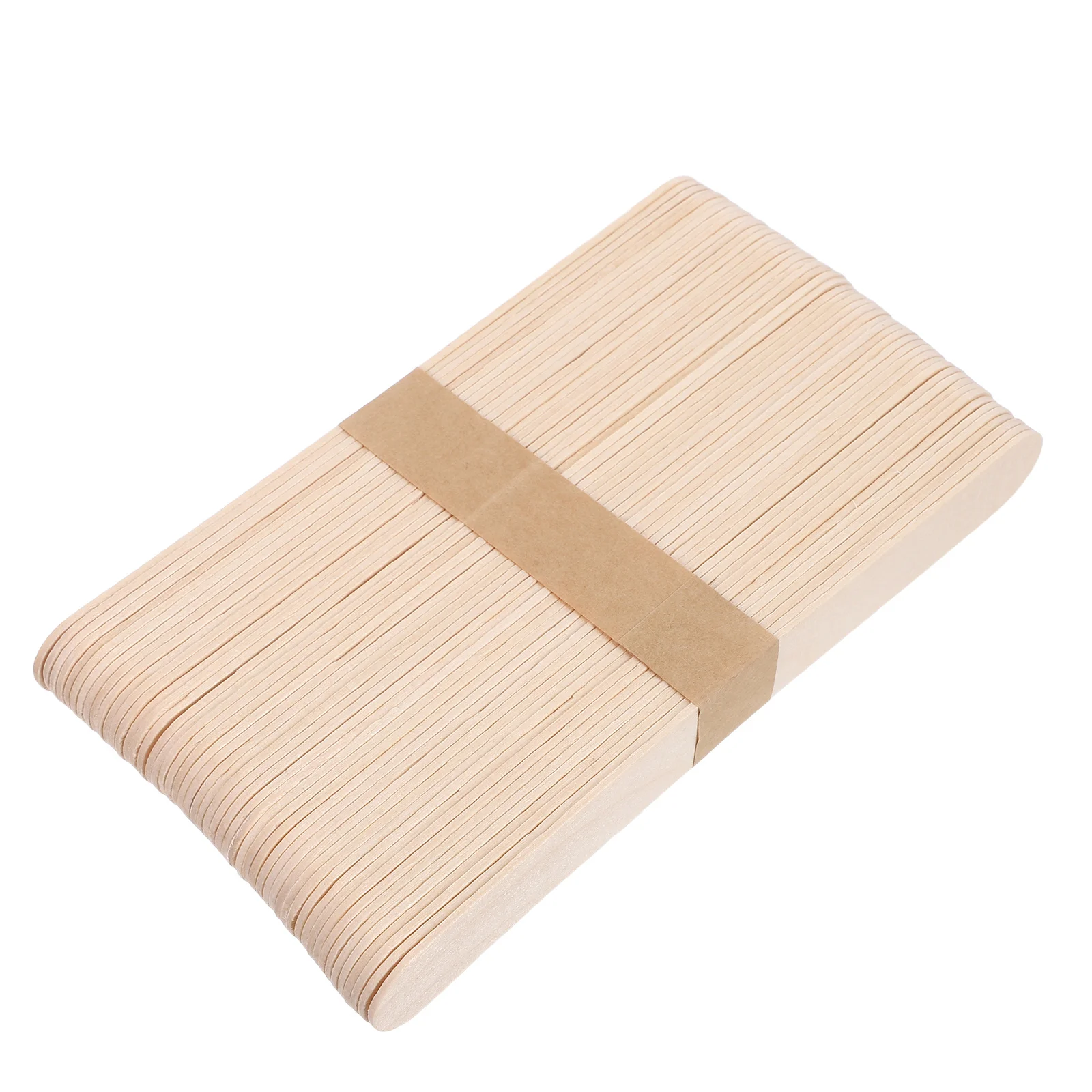

100Pcs Wooden Tongue Depressors Medical Grade Single Use Smooth Sticks Wax Applicators for Arts Spa Craft Tongue Sticks for Men