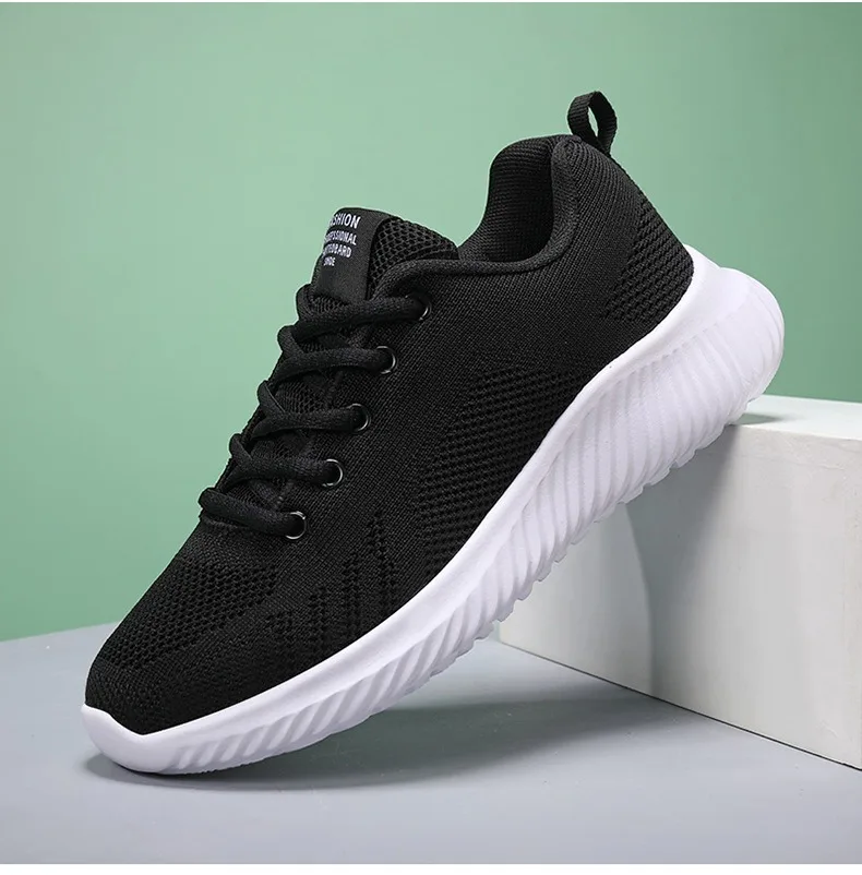 Trendy Shoes New Sneakers Spring and Summer Soft Bottom Casual Mom Shoes Mesh Low-Top Running Student Shoes