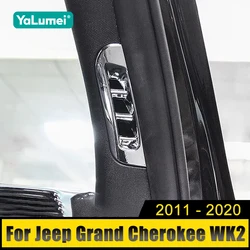 For Jeep Grand Cherokee WK2 2011 2012 2013 2014 2015 2016 2017 2018 2019 2020 Car Inner A Pillar Air Outlet Speaker Bezel Trims