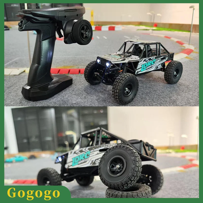 

LDRC LD18499 4WD 1/18 2,4G Rc Стойка для труб Альпинистский автомобиль с дистанционным управлением Модель внедорожника с подсветкой Игрушка в подарок