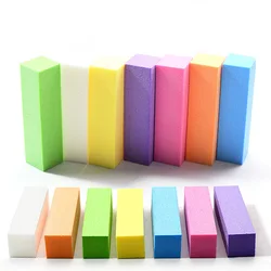 10/20Pcs Blocks Buffer Sandpaper 180/100 Nail File Professional Pedicure Manicure Tool Washable Grinding Sanding Polishing Strip