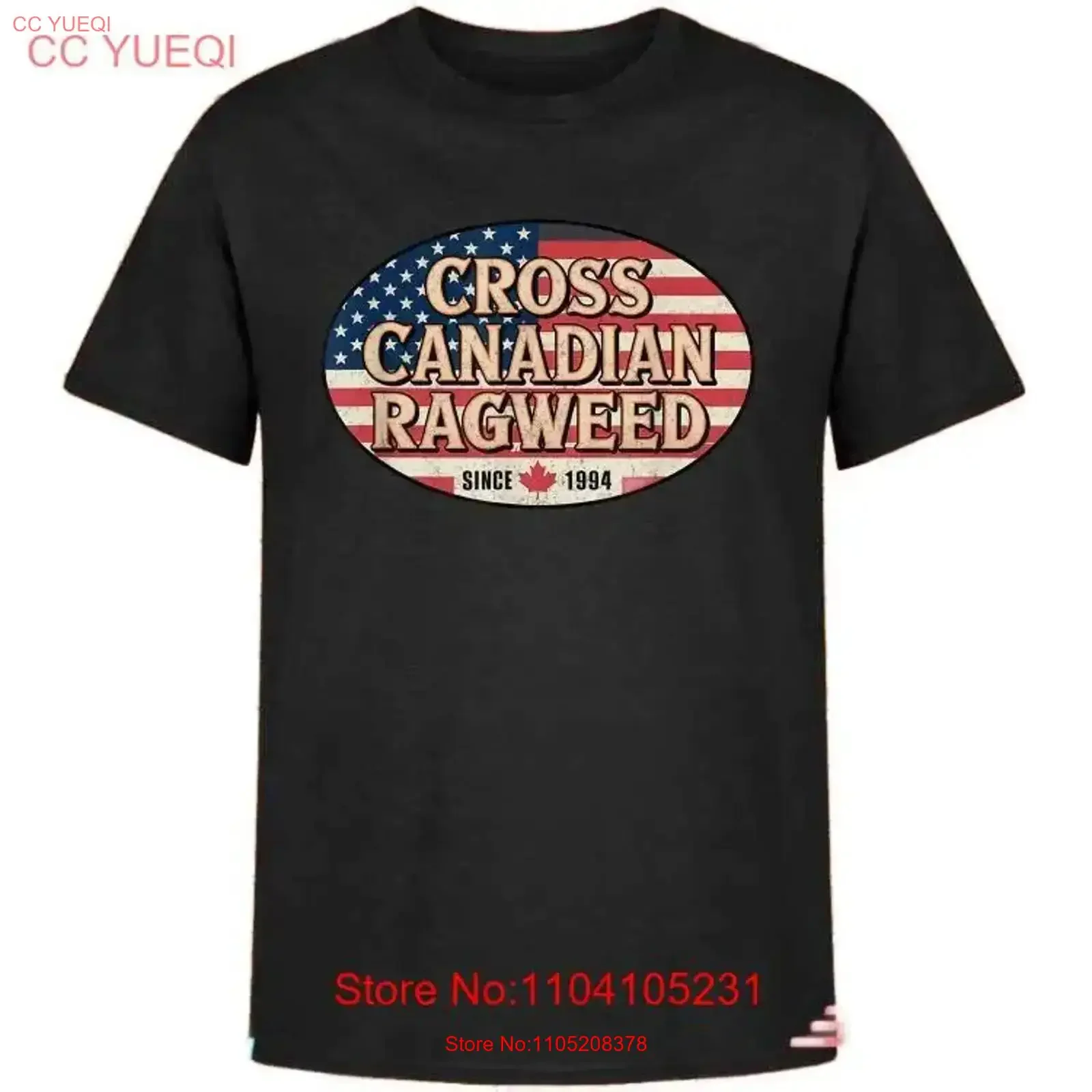 تي شيرت كروس كندي راجويد للحفلات الموسيقية 2025 L1110_03 ملابس الشارع الشهير العتيقة المغسولة بلوزة أنيقة لأزياء الارتداء اليومي