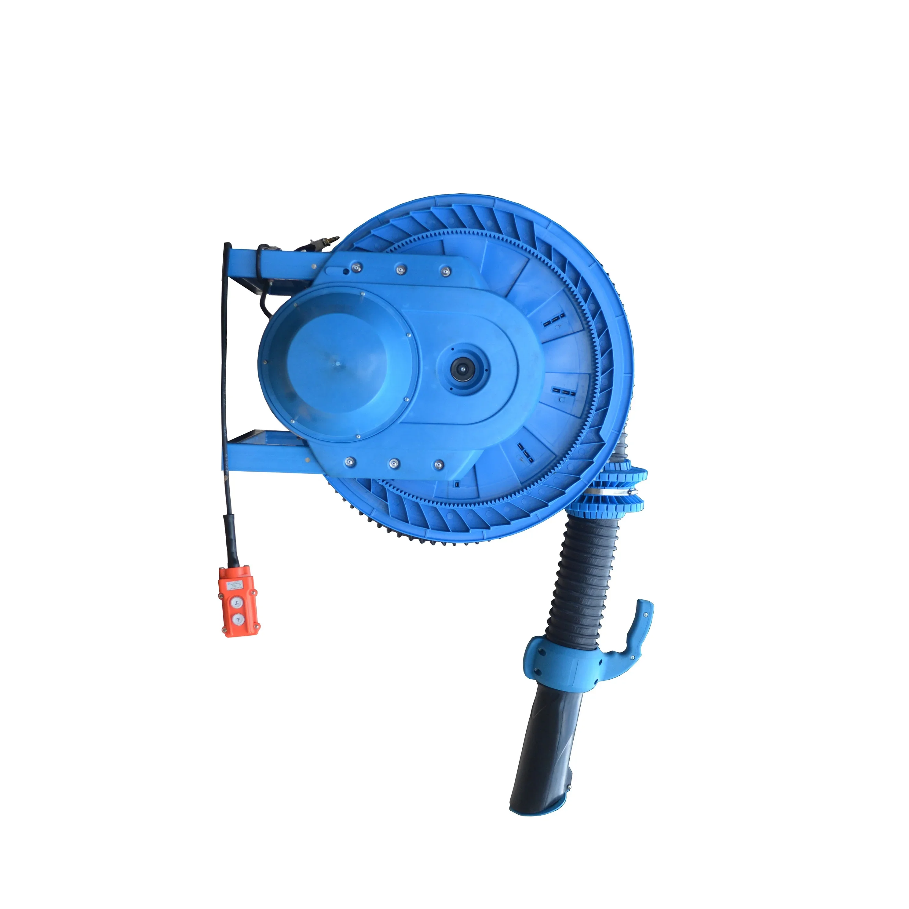 

Motorized Unwind Recoil Hose Reel Vehicle Exhaust Extraction Ventilation Equipment for Automotive Repair Shops