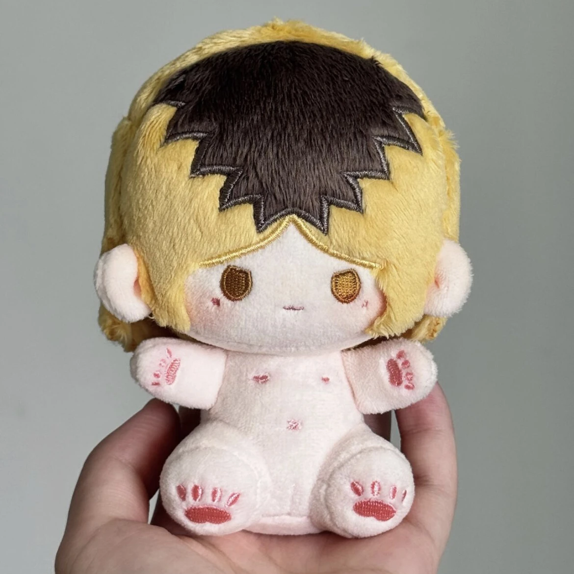 Anime Haikyuu!! Kozume Kenma Cosplay Cartoon Fluffy Cotton Dolls Seated Body Maumet Puppet Pendant Xmas Gift Toys for Girls