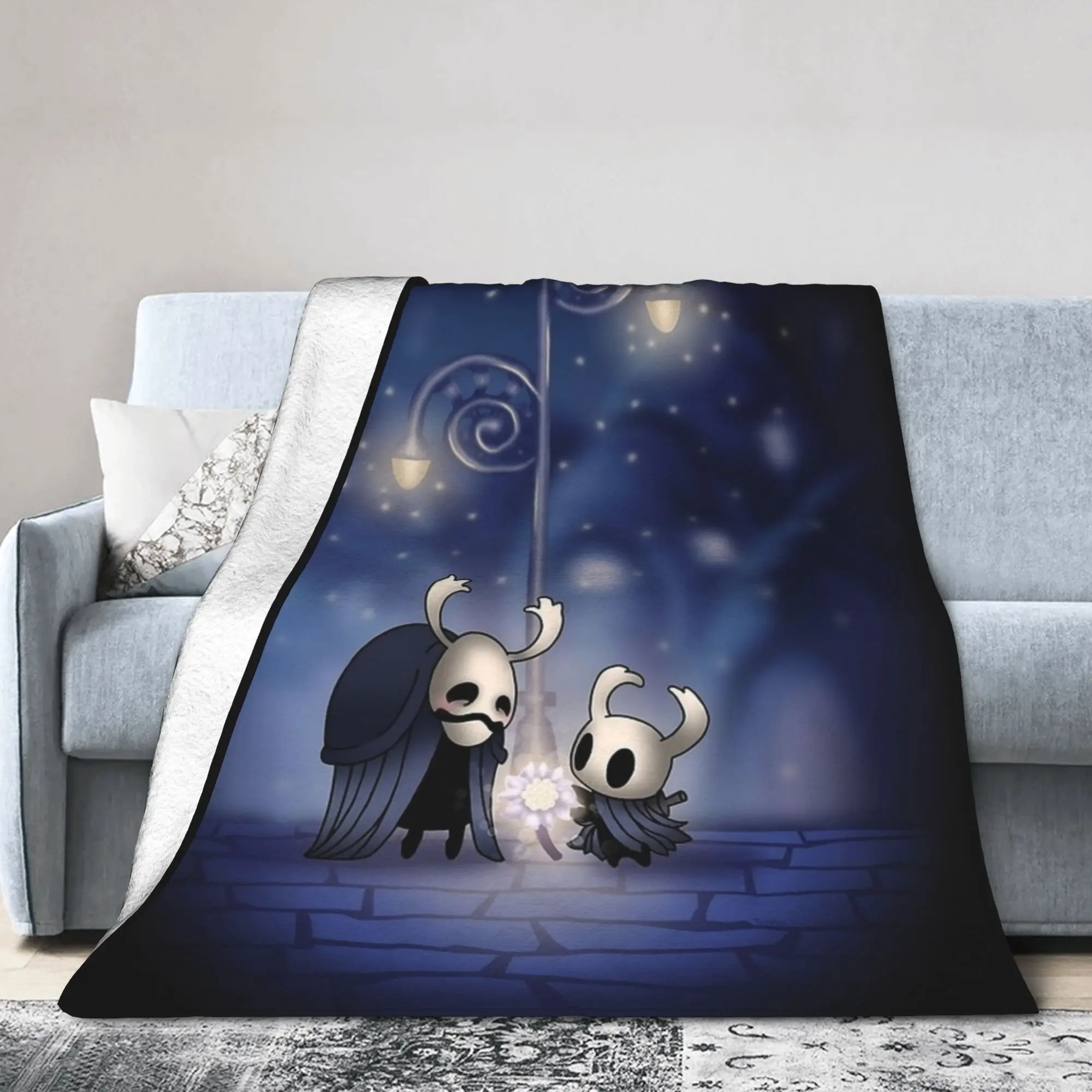 Hollows Knights Silksong  Love Velvet Throw Blanket  Blankets for Home Car Soft Quilt,