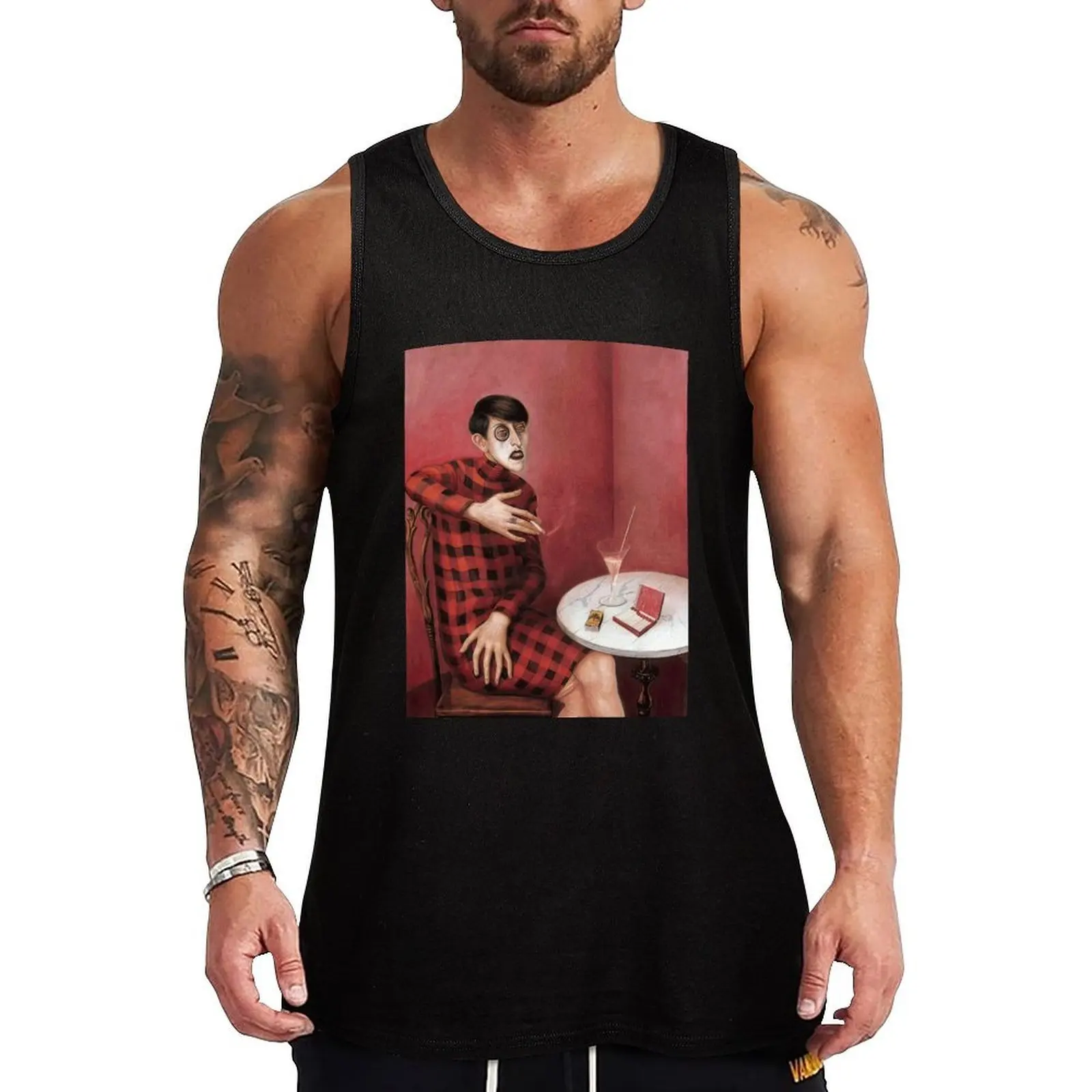 

Portrait of the Journalist Sylvia Von Harden Otto Dix Tank Top men gym Men's t-shirt gym Men's t-shirts Men's cotton t-shirt