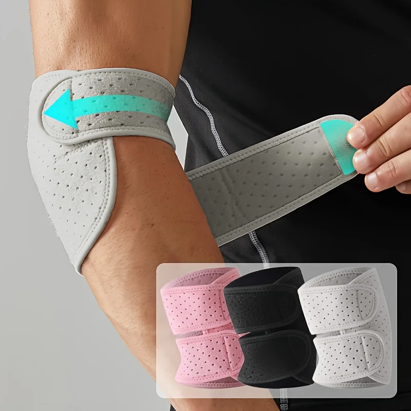 1pc Double Strap Compression Elbow Brace, Adjustable Fixed Compression - Suitable for Various Use Scenarios
