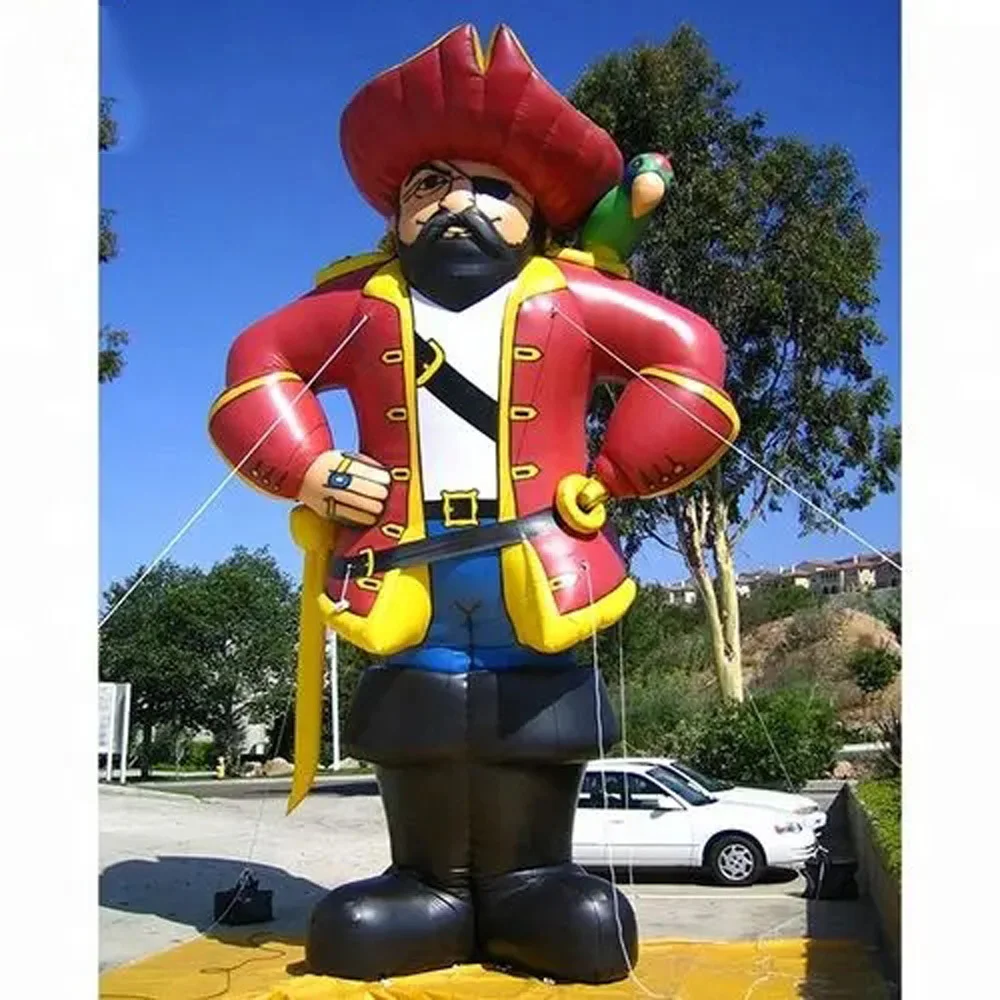 

wholesale Ocean Event Giant Inflatable Pirate Captain Cartoon Characters For Outdoor Display Kids Party Decoration