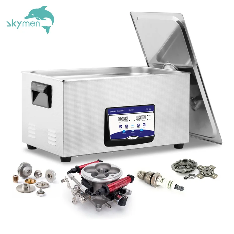 Skymen JP-080S 22L مختبر عيادة الأسنان الرقمية الفوق بالموجات فوق الصوتية الأنظف 40 كيلو هرتز 240 واط 480 واط مع سخان لصناعة التجميل