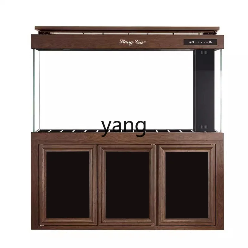 

CX Super White Glass Household Aluminum Alloy Ecological Pot Custom Large Aquarium Living Room Floor