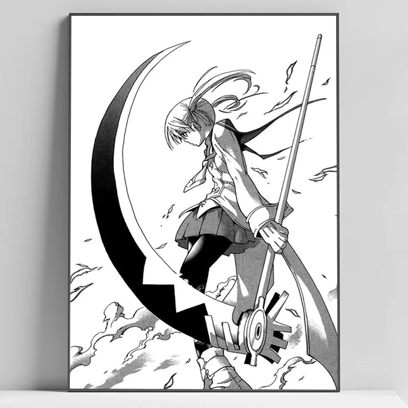 

Photos for Living Room Decor Man Anime Soul Eater Poster Interior Posters Vintage Decorative Wall Frames Art Mural Home Pictures