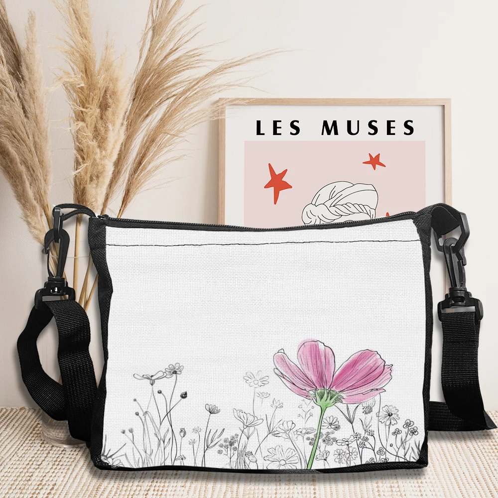 

Floral-Watercolor New Trend Fashion Large-Capacity Handbag Commuter Women's Single-Shoulder Bag 5.23