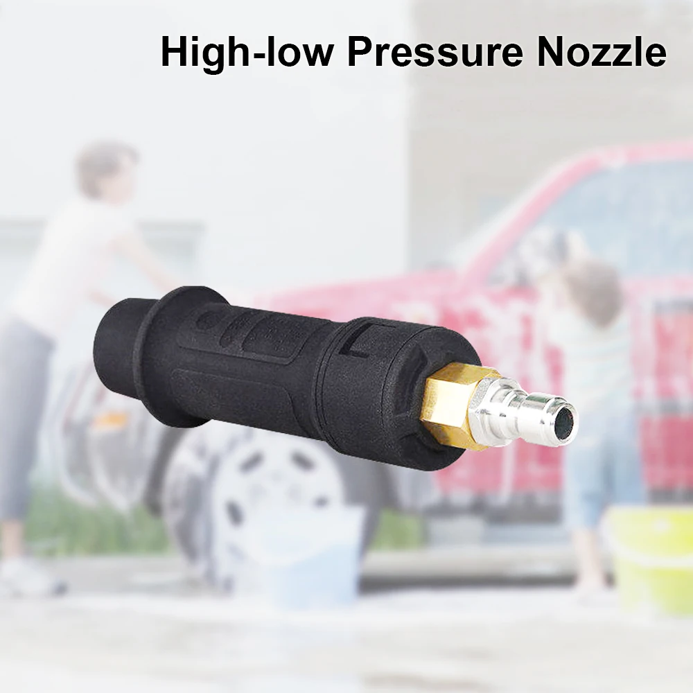 Adjustable High Low Pressure Nozzle G1/4 Connector High Pressure Washer Water Gun Nozzle Car Cleaning Watering Nozzle City Wolf