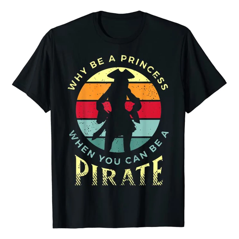 Womens Pirate Freebooter Saying for A Lover of A Caribbean T-Shirt Graphic Tee Funny Ladies Vintage Y2k Top Aesthetic Clothes