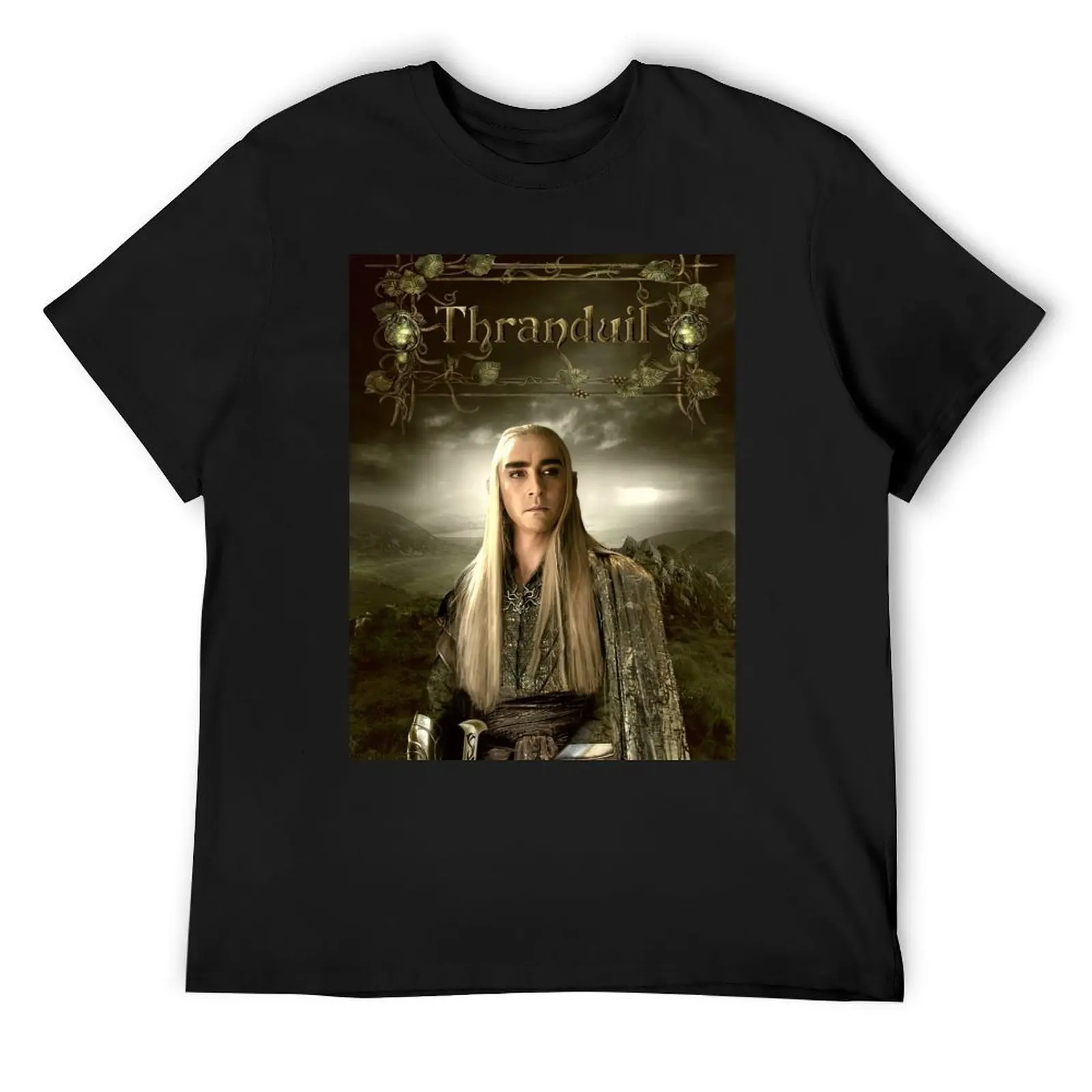 Thranduil - горная футболка, мужская одежда, забавная рубашка, хлопковая забавная футболка, футболки с рисунком рэпера, мужская дизайнерская одежда