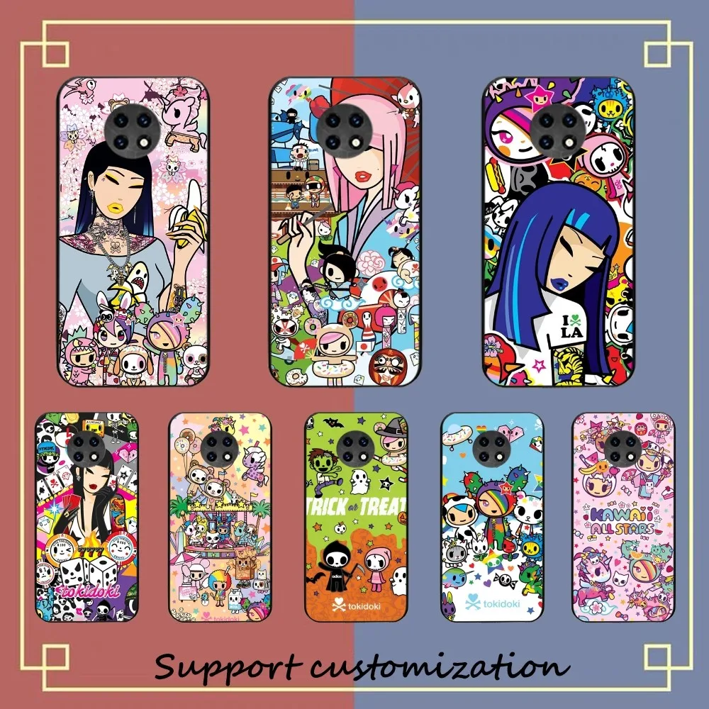 

Japan Tokidoki Phone Case For Redmi 5 6 7 8 9 10 Plus Pro 6 7 8 9 A GO K20 K30 K40 Pro Plus F3 Fundas