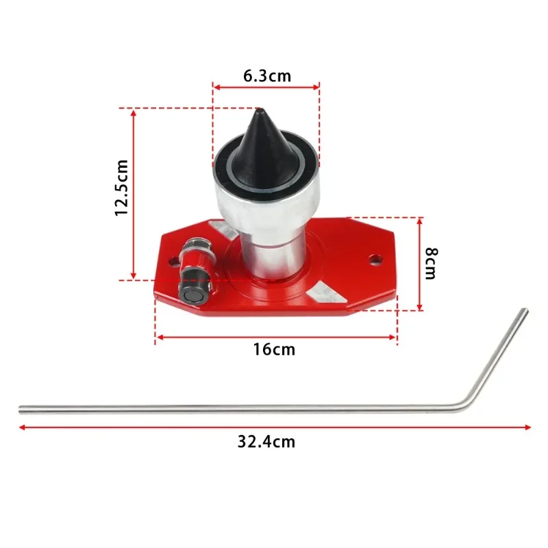 TL-1027 750-087 Wall Mount Lawn Mower Blade Balancer Fits 5/16 to 1-1/2 Inch Blade Hole for Lawn Mower Maintenance