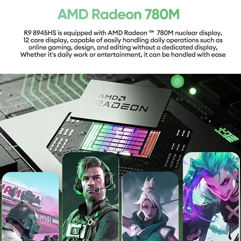 Topton Gaming Mini PC Oculink AMD Ryzen 9 8945HS R7 8845HS USB4.0 2x2.5G LAN 2xPCIe4.0 2xDDR5 Windows 11 NUC Mini Computer WiFi6