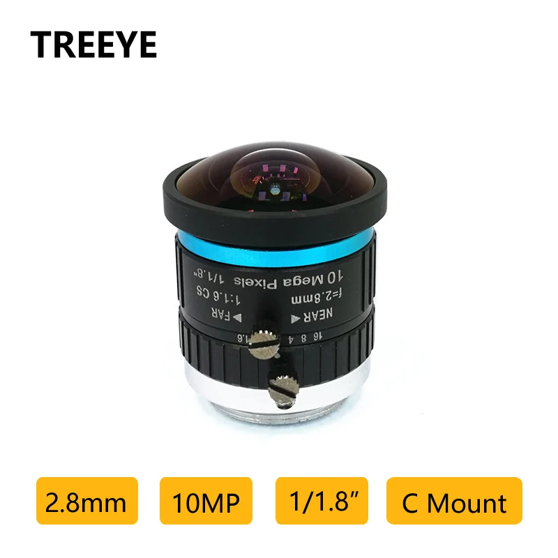 

HD 4K 10MP 2.8MM Lens 10.0Megalpixel CCTV Camera Lens C Mount Manual Iris Focus F1.6 Aperture Video Surveillance Camera Lens