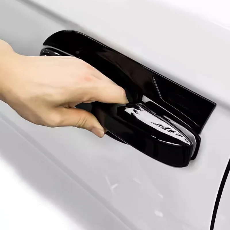 ABS Black Car Door Handle Cover Trim Door Bowl Protector Trim Sticker Fit For Honda Accord Hybrid Accessory 2023 2024