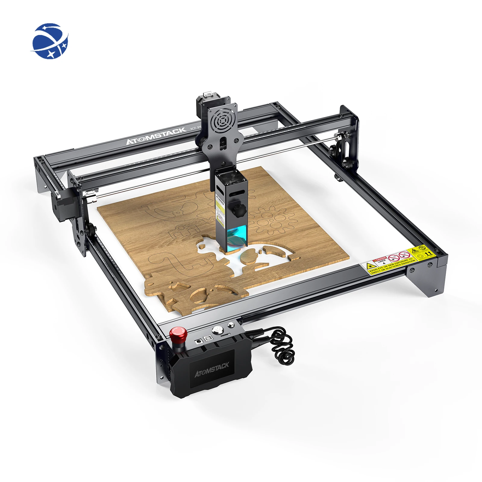 

yyhc Atomstack X7 S10 Pro 50W Power SD Card/USB/Wi-Fi APP Contral CNC Potable Laser Wood And Metal Cutting And Engraving Machine