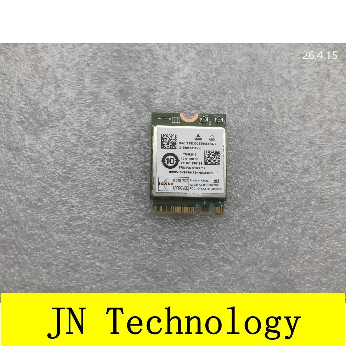 New original for Lenovo Yoga 730-13IKB 530S-14IKB laptop network card 01AX712