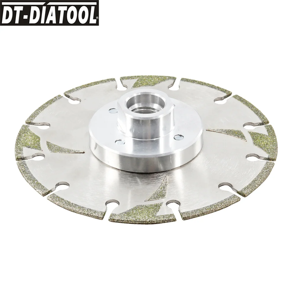 DT-DIATOOL 1 قطعة قرص قطع الماس شفرة المنشار M14 موضوع الرملي القرص قطر 105/115/125 مللي متر لعجلة طحن الرخام
